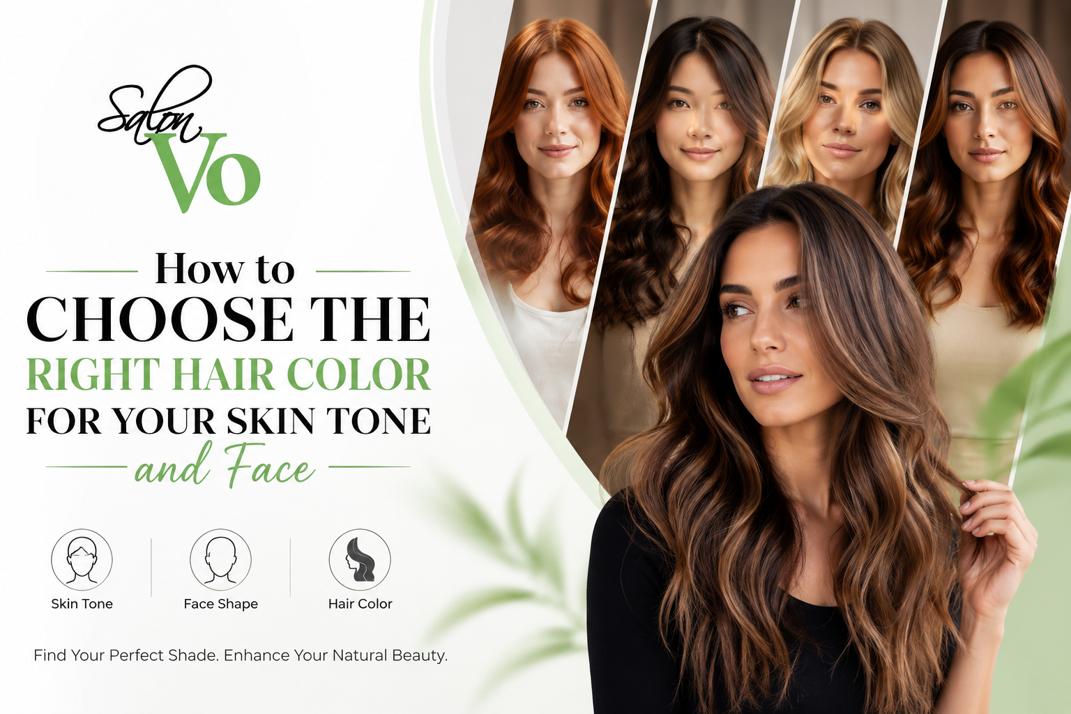 How to Choose the Right Hair Color for Your Skin Tone and Face - Salon ...