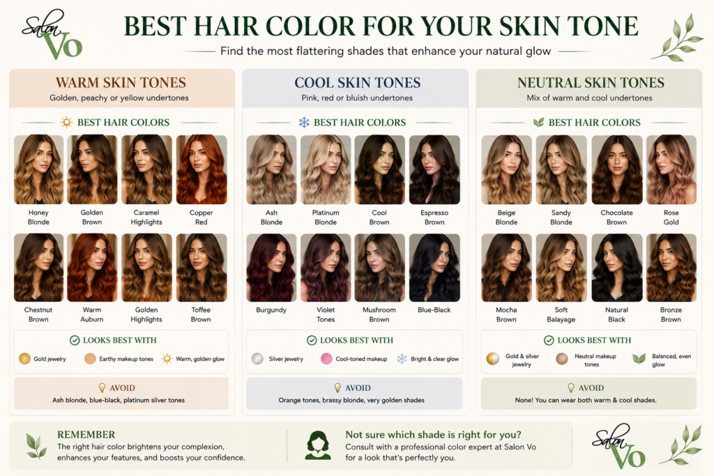 Best Hair Color for Your Skin Tone